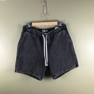 Pacsun Volley sweat shorts acid wash black